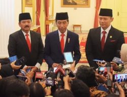 Lantik Menkopolhukam dan Menteri ATR, Ini Pesan Jokowi