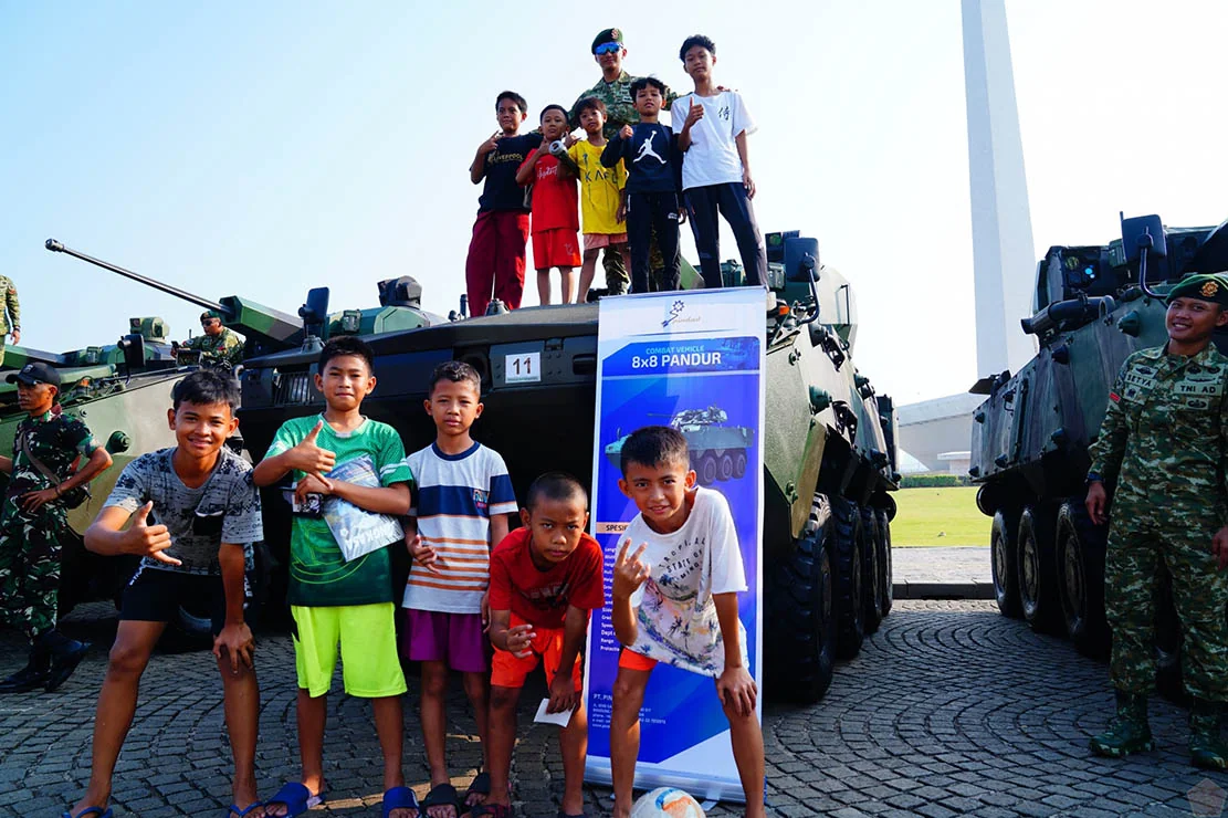 Rangkaian Pesta Rakyat HUT ke-79 TNI: Matra Fair Hadirkan Alutsista Terbaru untuk Masyarakat di Monas./Ist