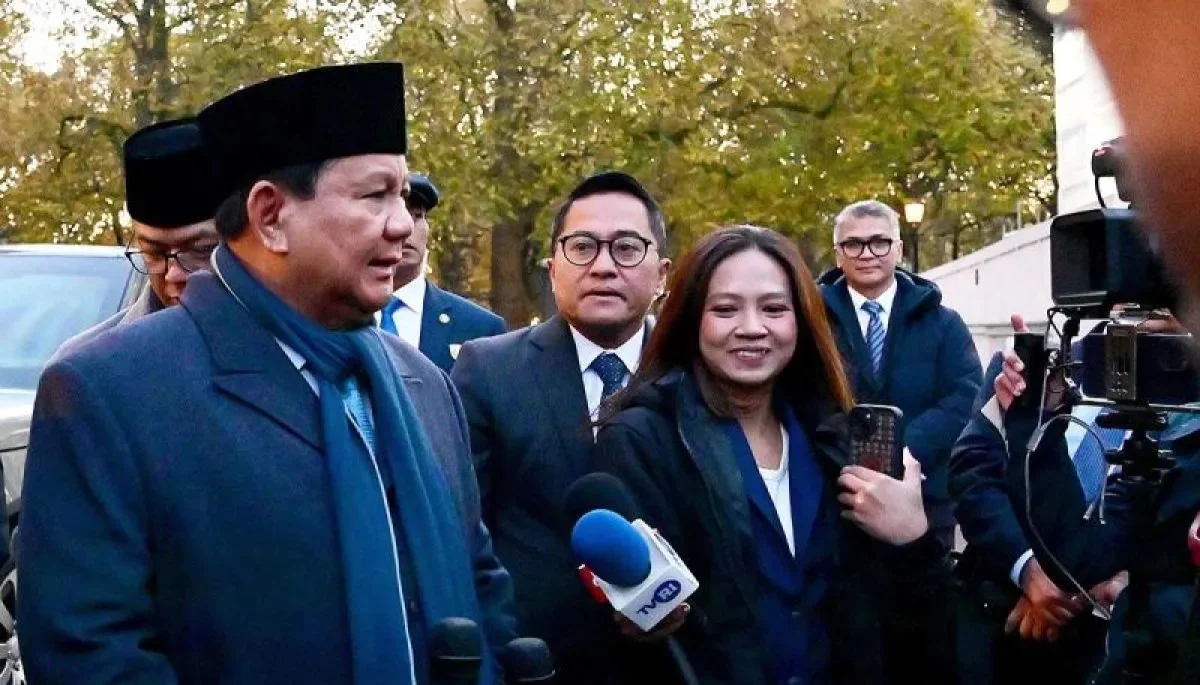 Presiden RI Prabowo Subianto memberikan pernyataan pers mengenai kunjungan kerja di London, Inggris, Kamis. DOC: (ANTARA.COM)