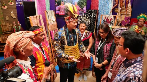 Menteri ATR/BPN Agus Harimurti Yudhoyono (AHY) mengatakan kegiatan Ekshibisi Tanah Ulayat turut mendukung program pemerintah dan menjadi ruang penyatuan visi. (dok Istimewa)