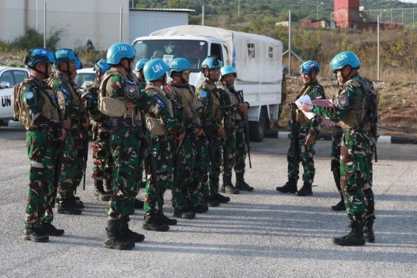 Prajurit TNI yang tergabung dalam misi perdamaian United Nations Interim Force in Lebanon (UNIFIL) (Dok : Ist).