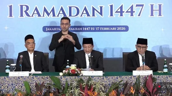 Kementerian Agama (Kemenag) menggelar sidang isbat dalam rangka menentukan awal Ramadan 1447 Hijriah (Dok : int).