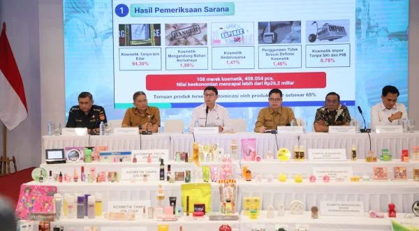BPOM Temukan 408 Ribu Kosmetik Ilegal (Dok : Ist).