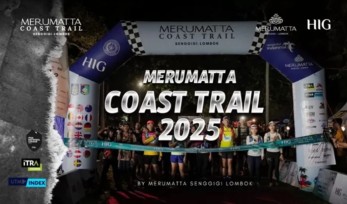 Ikuti Merumatta Coast Trail 2025 di Senggigi, Lombok! Terdapat empat kategori lari dan pemandangan alam menakjubkan. Daftar sekarang! (Dok. HIG).