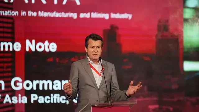 Head of Asia Pasific GSMA Julian Gorman, di acara Digital Nations Summit, Jakarta./Ist
