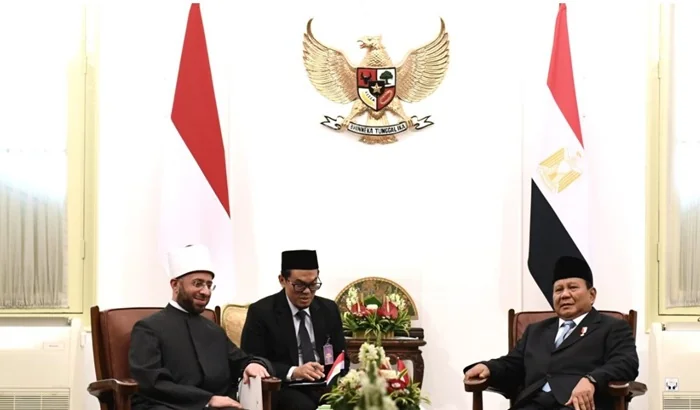 Kunjungan Utusan Khusus Mesir dan PEA di Istana Merdeka.