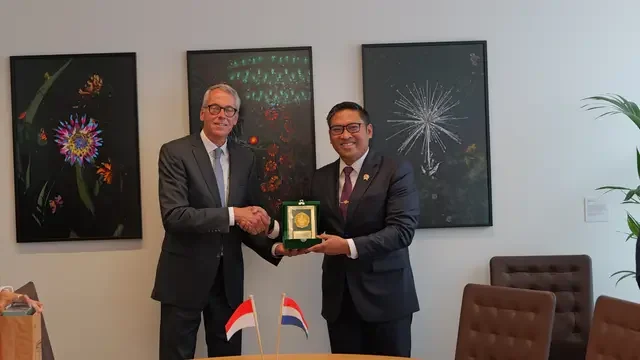 Wakil Menteri Pertanian Sudaryono bertemu dengan Wakil Menteri Pertanian Belanda Yan Kess Goet./Ist