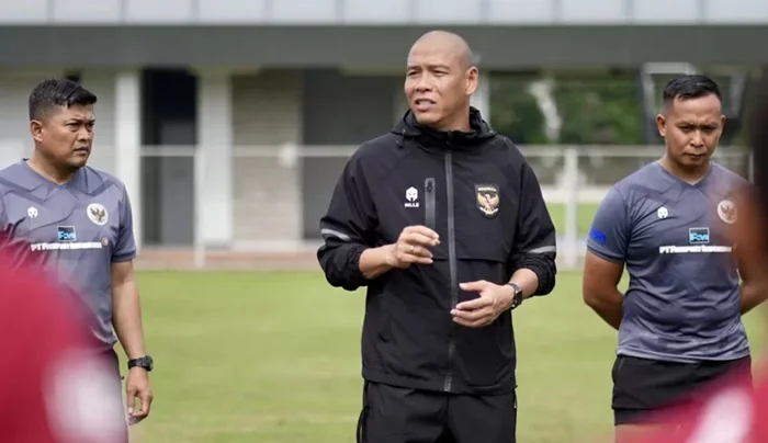 Pelatih kepala Timnas Indonesia U17, Nova Arianto.