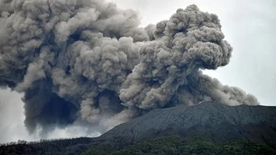 Ilustrasi erupsi./Ist