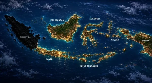 Ilustrasi pemadaman listrik di pulau Sumatra (Dok : Int).