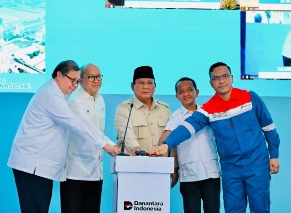 Prabowo resmikan hilirisasi tahap II senilai Rp116 triliun dengan 13 proyek strategis di sektor energi, mineral, dan pertanian (Dok : Ist).