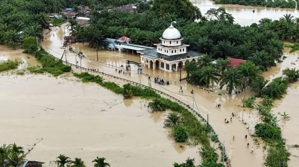 Kondisi banjir di Aceh (Dok : Int).
