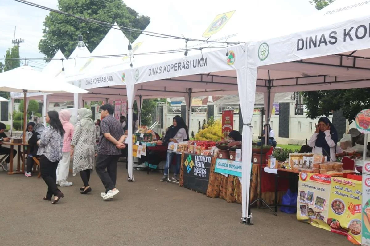 Pemerintah Kabupaten (Pemkab) Bogor gelar kegiatan Bazar Milenial sarana bagi para pelaku UMKM Kabupaten Bogor. DOC: (IST)
