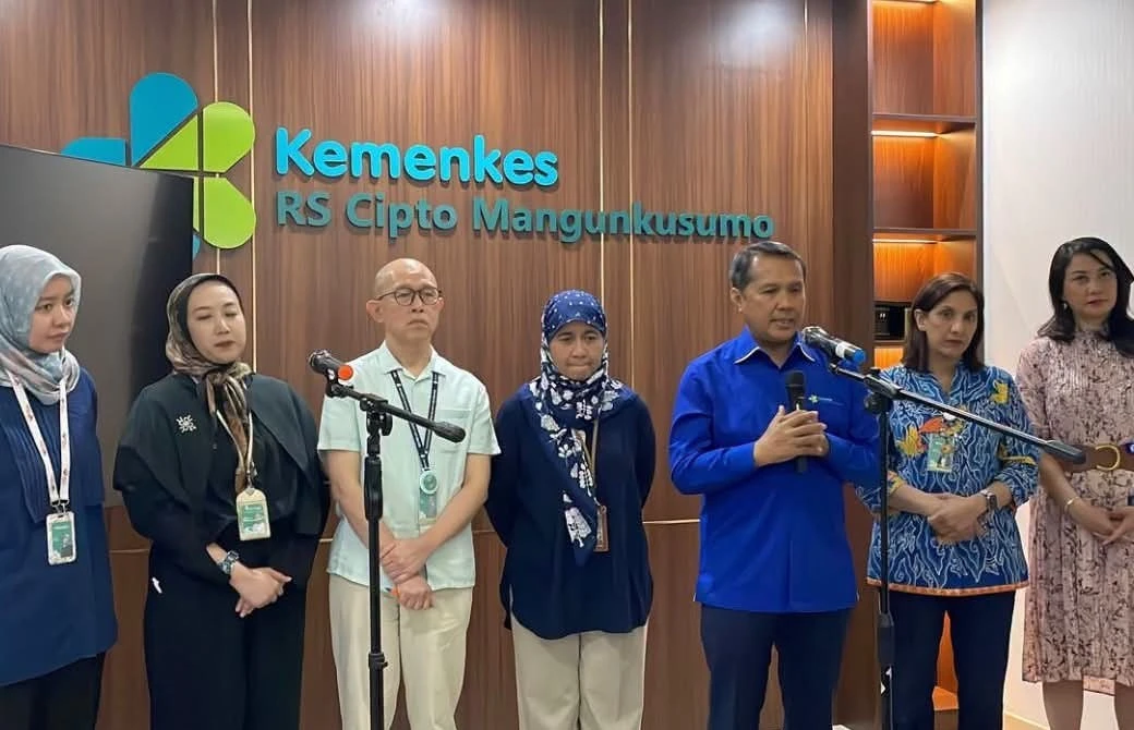 Konferensi Pers Rumah Sakit Cipto Mangunkusumo (RSCM) terkait Hasil Pemeriksaan Pasien Terduga Insiden Keamanan Pangan (Dok : Ist).