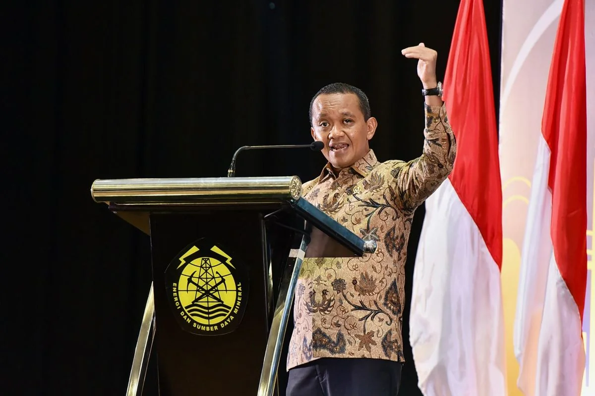 Menteri Energi dan Sumber Daya Mineral (ESDM) Bahlil Lahadalia