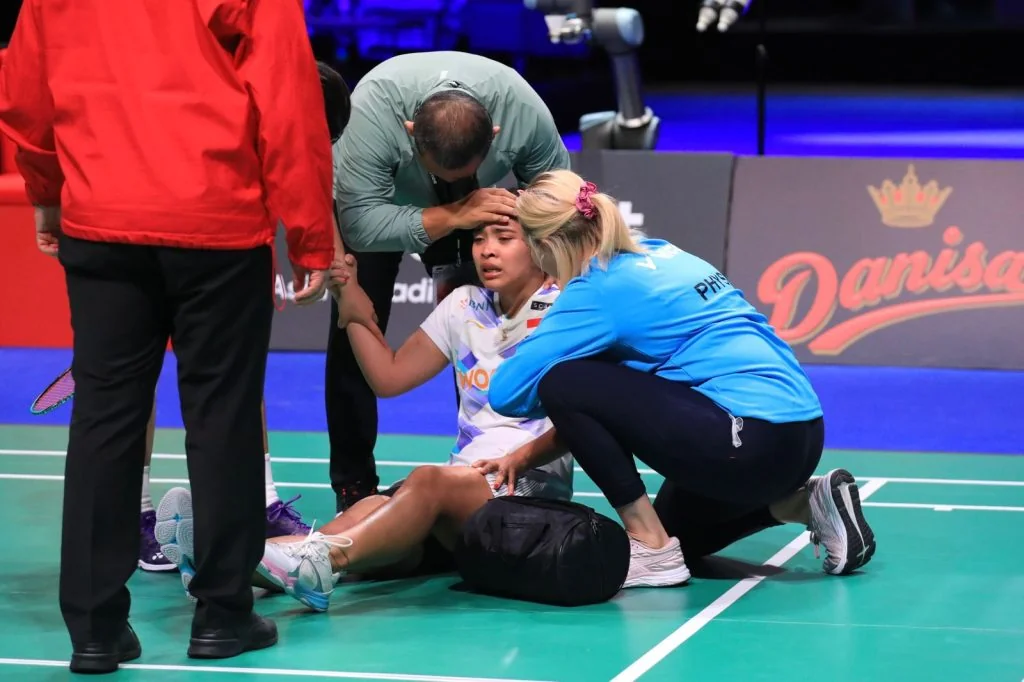 Gregoria Mariska Tunjung mengalami cedera, Denmark Open 2024/ Dok.PBSI