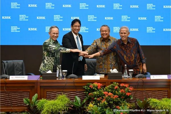 Menkeu Purbaya Yudhi Sadewa dalam Konferensi Pers KSSK di Jakarta (Dok : Ist).