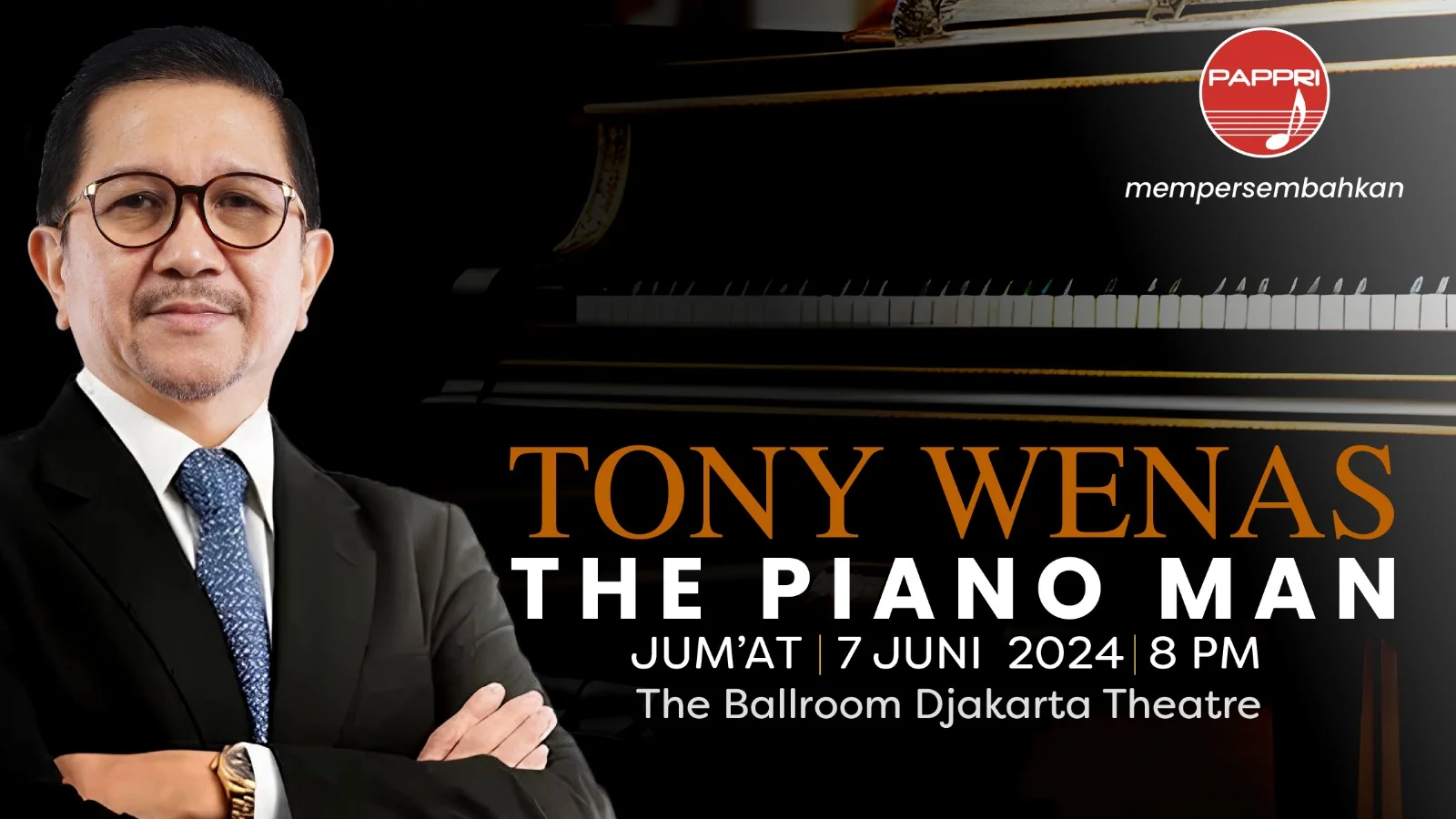 Konser musik Tony Wenas. Foto: kabar/ist