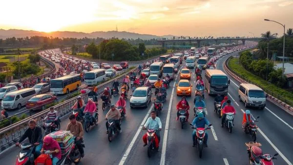 Ilusrasi suasana mudik Nataru (Dok : Int).