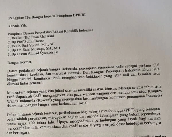 Seruan moral yang disampaikan dalam momentum Hari Perempuan Internasional 2026 (Dok : Ist).