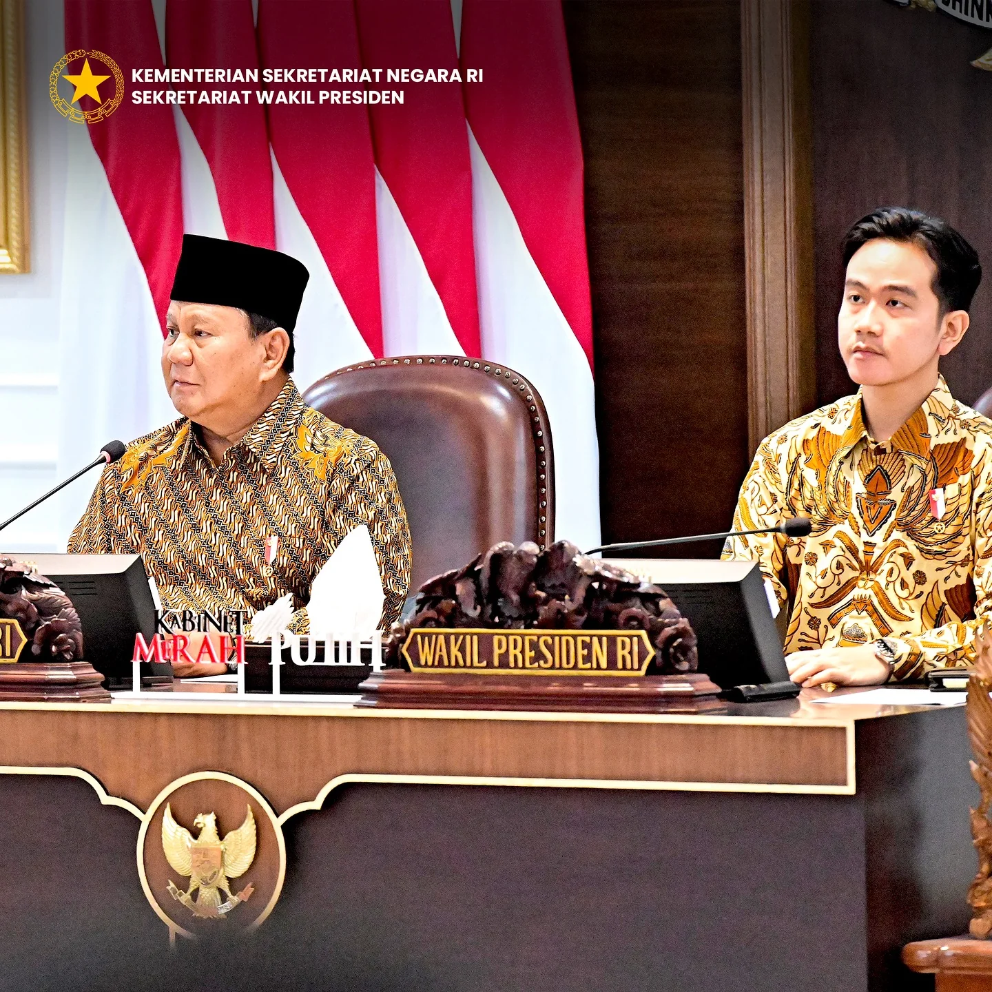 Presiden Prabowo Akan Melakukan Kunjungan Luar Negeri, Wapres Gibran Akan Jadi Plt Presiden/Instagram(@setwapres.ri)