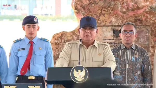Presiden Prabowo Subianto meresmikan SMA Taruna Nusantara Kampus Malang, Jawa Timur (Dok : Ist).