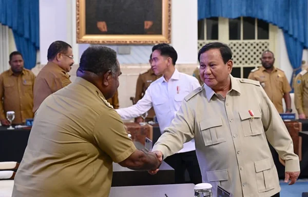 Presiden Prabowo Subianto menegaskan komitmen pemerintah untuk mewujudkan kemandirian energi nasional dengan menyiapkan Papua sebagai salah satu kawasan strategis (Dok : Int).