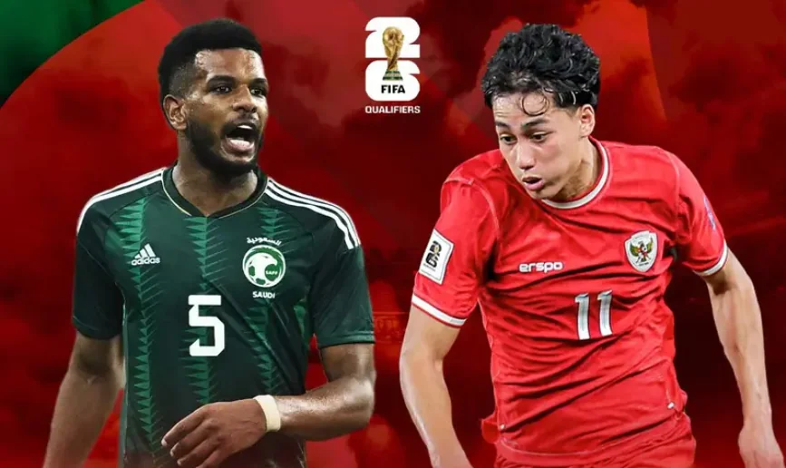 Kualifikasi Piala Dunia 2026 melawan Arab Saudi.