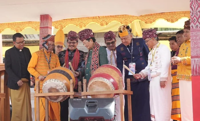Menteri Agama RI Nasaruddin Umar buka Sidang Raya XVIII PGI, Jumat (08/11/2024) foto: Syawlana