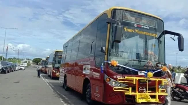 Teman Bus Trans Mamminasata (Foto:suara.com)