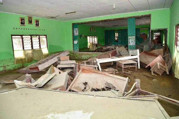 Sekolah terdampak bencana (Dok : int).