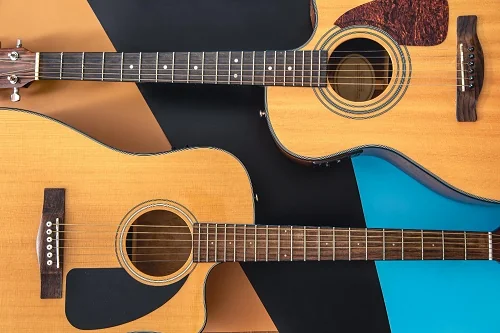 Ilustrasi Gitar Akustik (Foto: Freepik.com).
