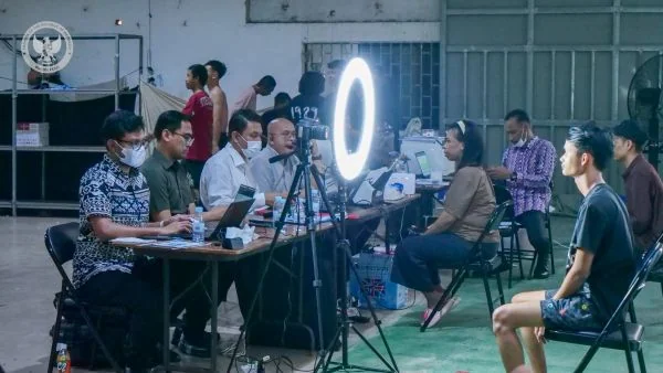 WNI eks sindikat penipuan yang melapor ke KBRI Phnom Penh (Dok : Ist).