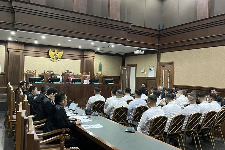 Sidang 15 terdakwa kasus dugaan pungutan liar (pungli) di lingkungan rumah tahanan (rutan) KPK di Pengadilan Tipikor Jakarta./Ist