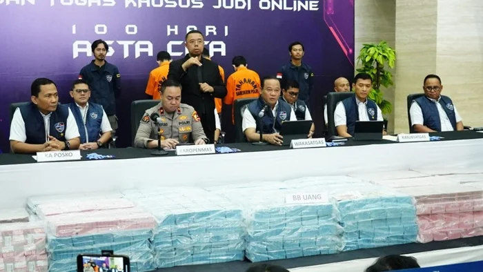 Bareskrim Polri gelar konferensi pers, Sabtu, 2 November 2024.
